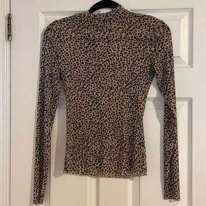 Women’s mesh turtle neck